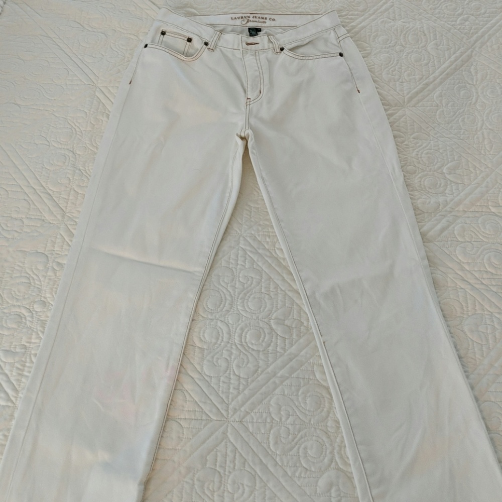 Ralph Lauren white/cream jeans